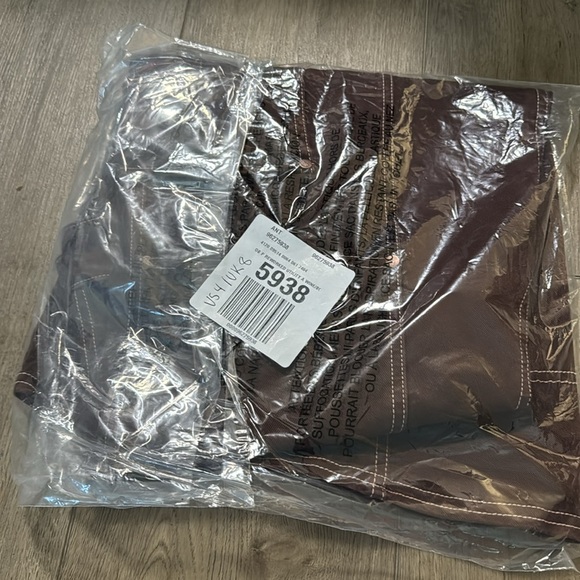 NWT! Anthropologie Wine Pilcro Reworked Utility Midi Skirt - US 4 🏀 - Picture 5 of 8